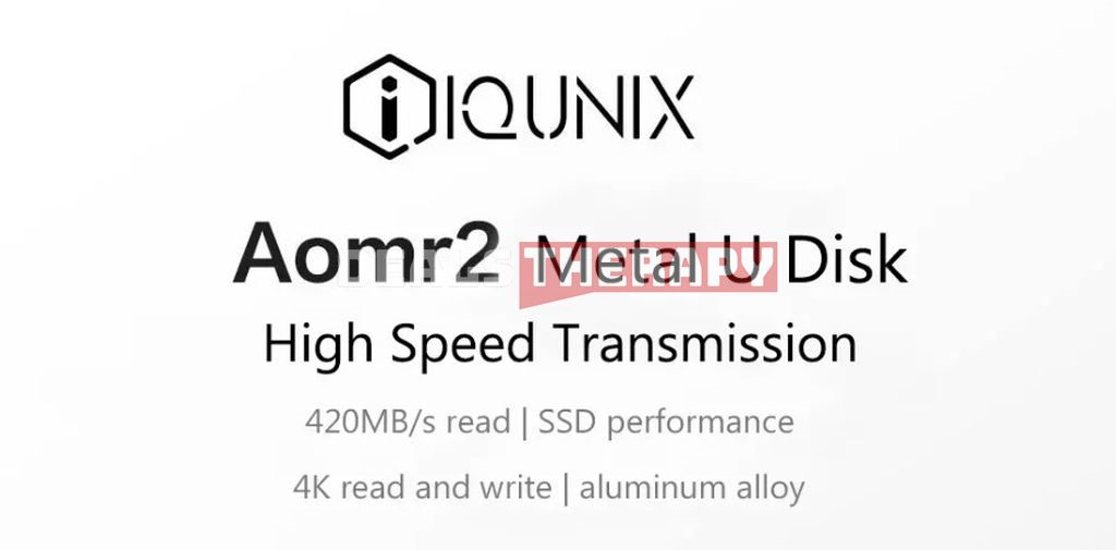 IQUNIX Aomr2 Metal USB Flash Drive